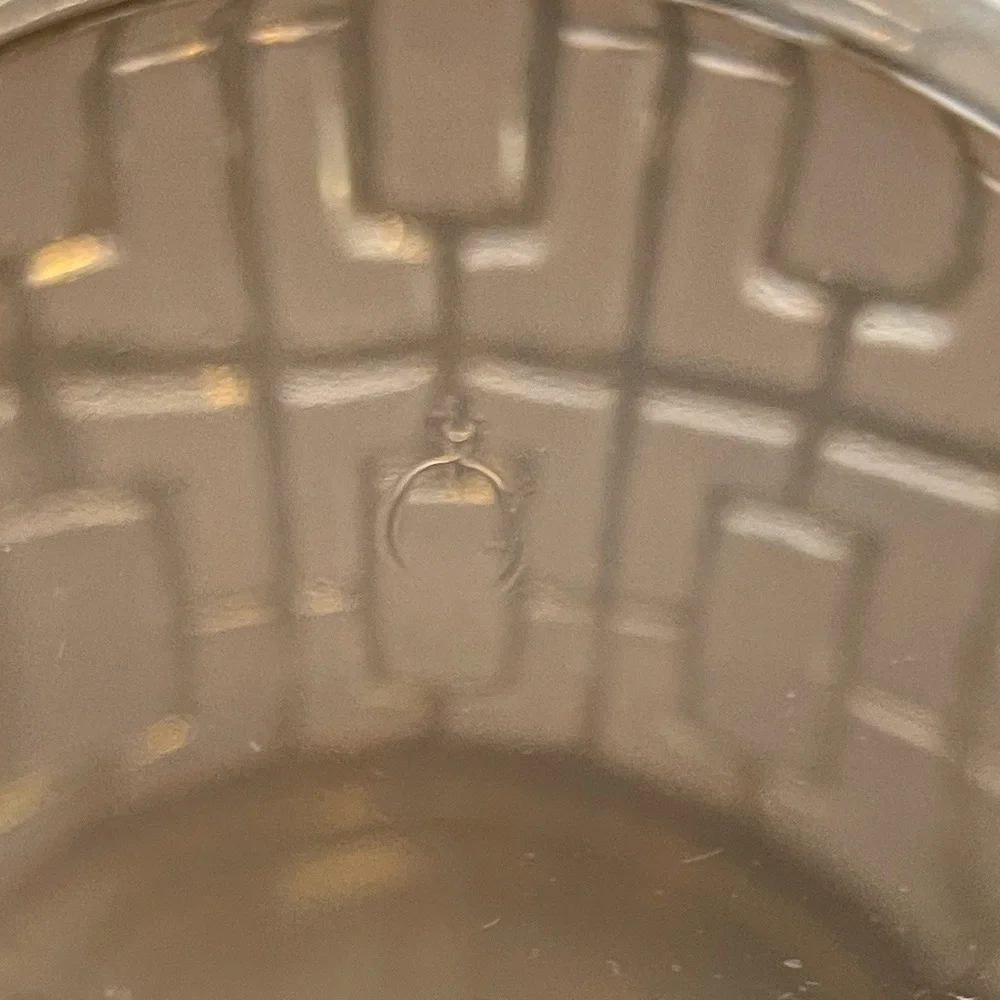 RARE VINTAGE IMPERIAL GLASS CO. Soji Ice Bucket with 22 Carat Gold Overlay